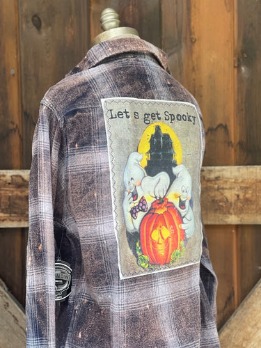 Halloween Series Art Flannel- LET'S GET SPOOKY